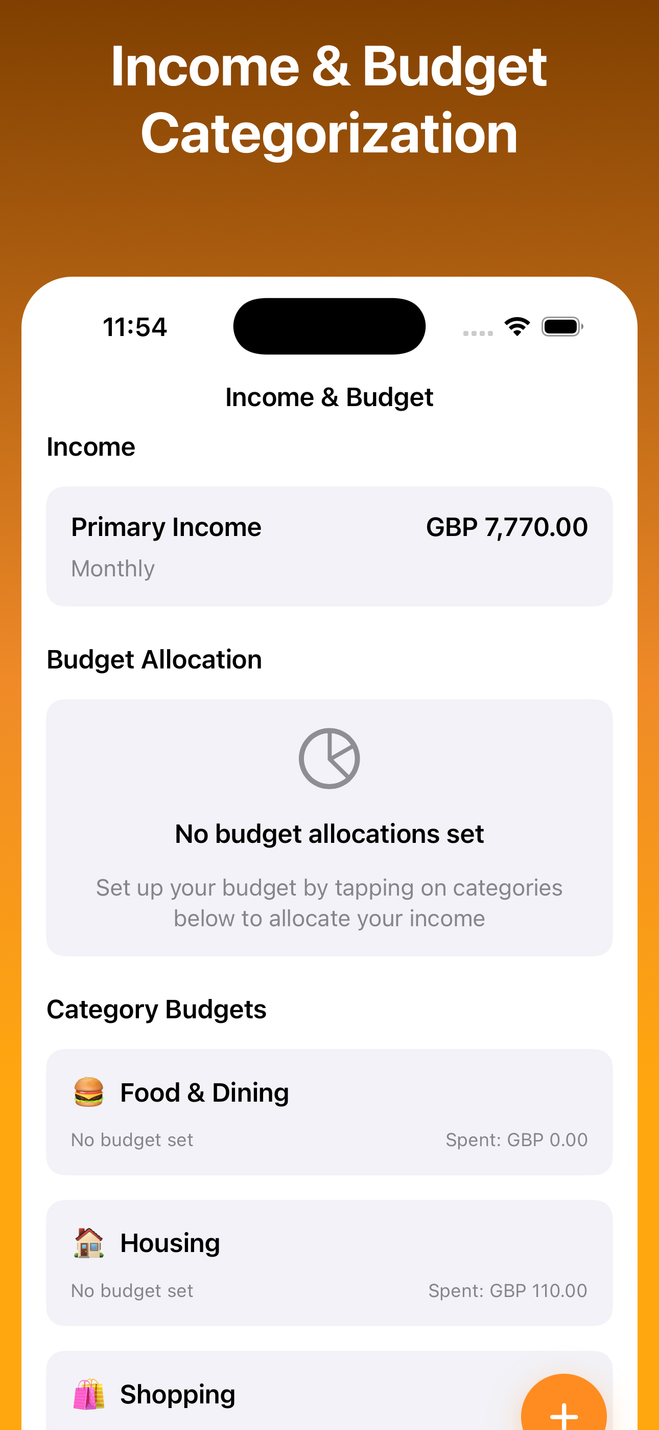 Income and Budget